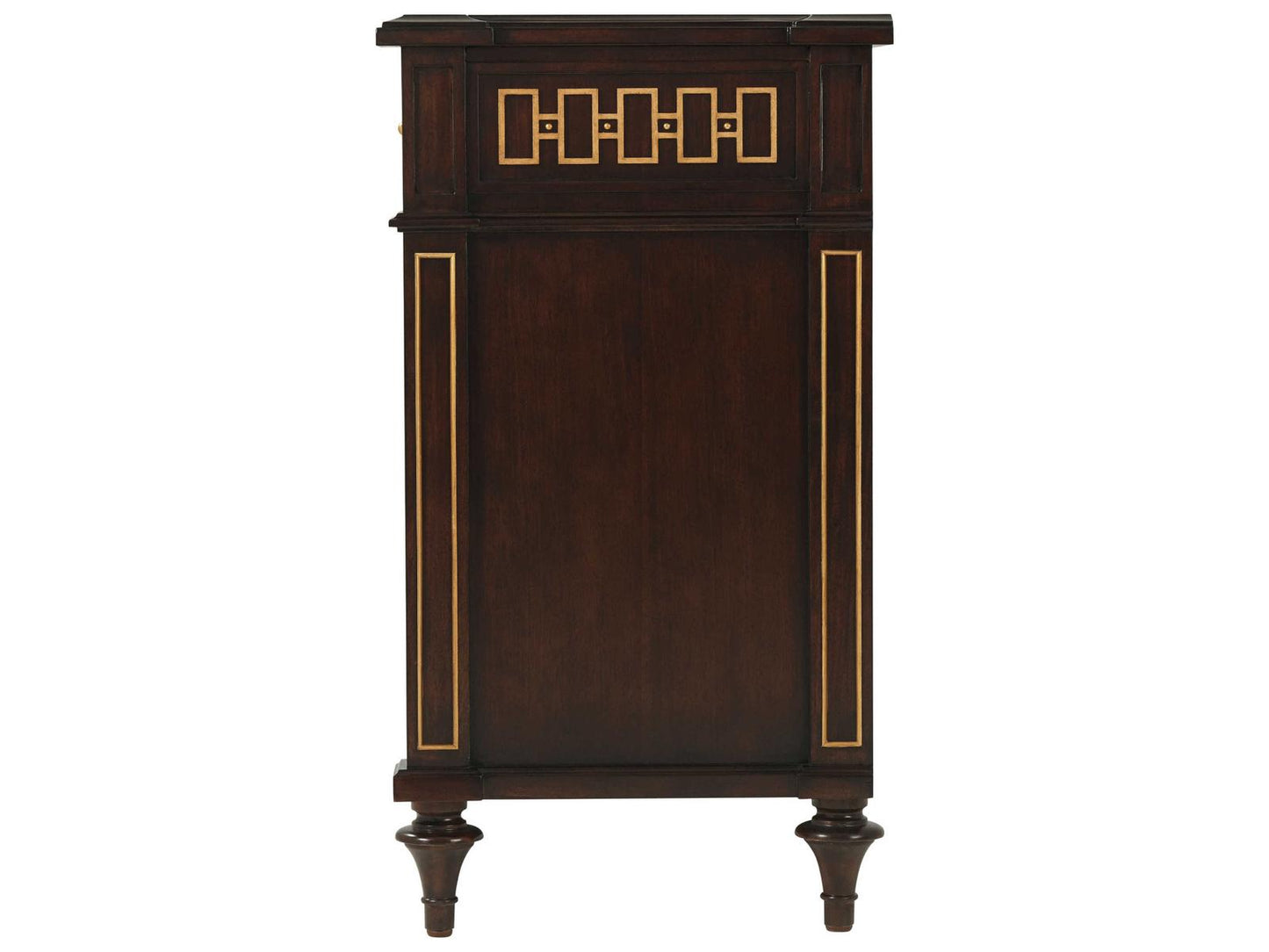 Alexa Hampton McCombs 9-Drawer Dresser in Cambridge with Gold Details