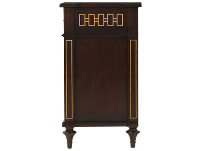 Alexa Hampton McCombs 9-Drawer Dresser in Cambridge with Gold Details