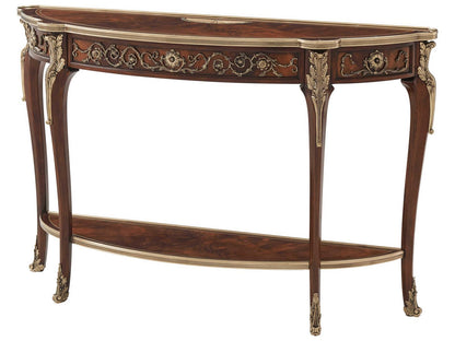 Stephen Church Melina Console Table in Old English Finish