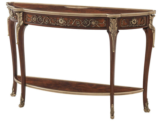 Stephen Church Melina Console Table in Old English Finish