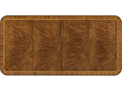 Sloane Rectangle 140-Inch Dining Table in Edwardian Brown Finish