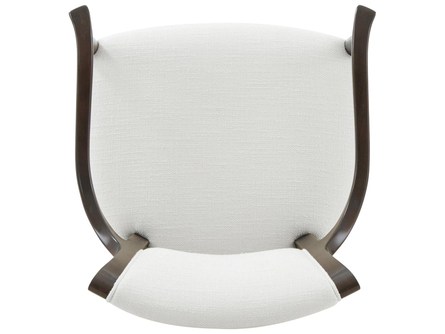 Spencer London Solid Wood Brown Upholstered Arm Dining Chair