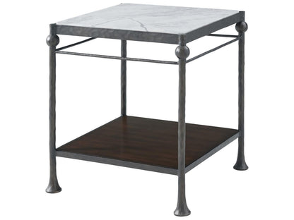 Spencer London Square Side Table in Fulham Finish