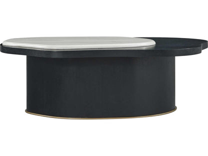 Ta Originals Marble Black Lacquer Coffee Table