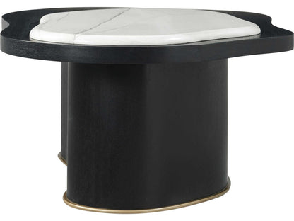Ta Originals Marble Black Lacquer Coffee Table