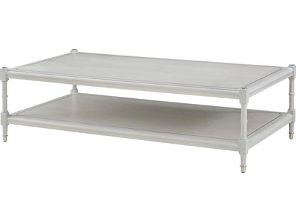 Spencer London Chelsea Rectangular Coffee Table with Glass Top