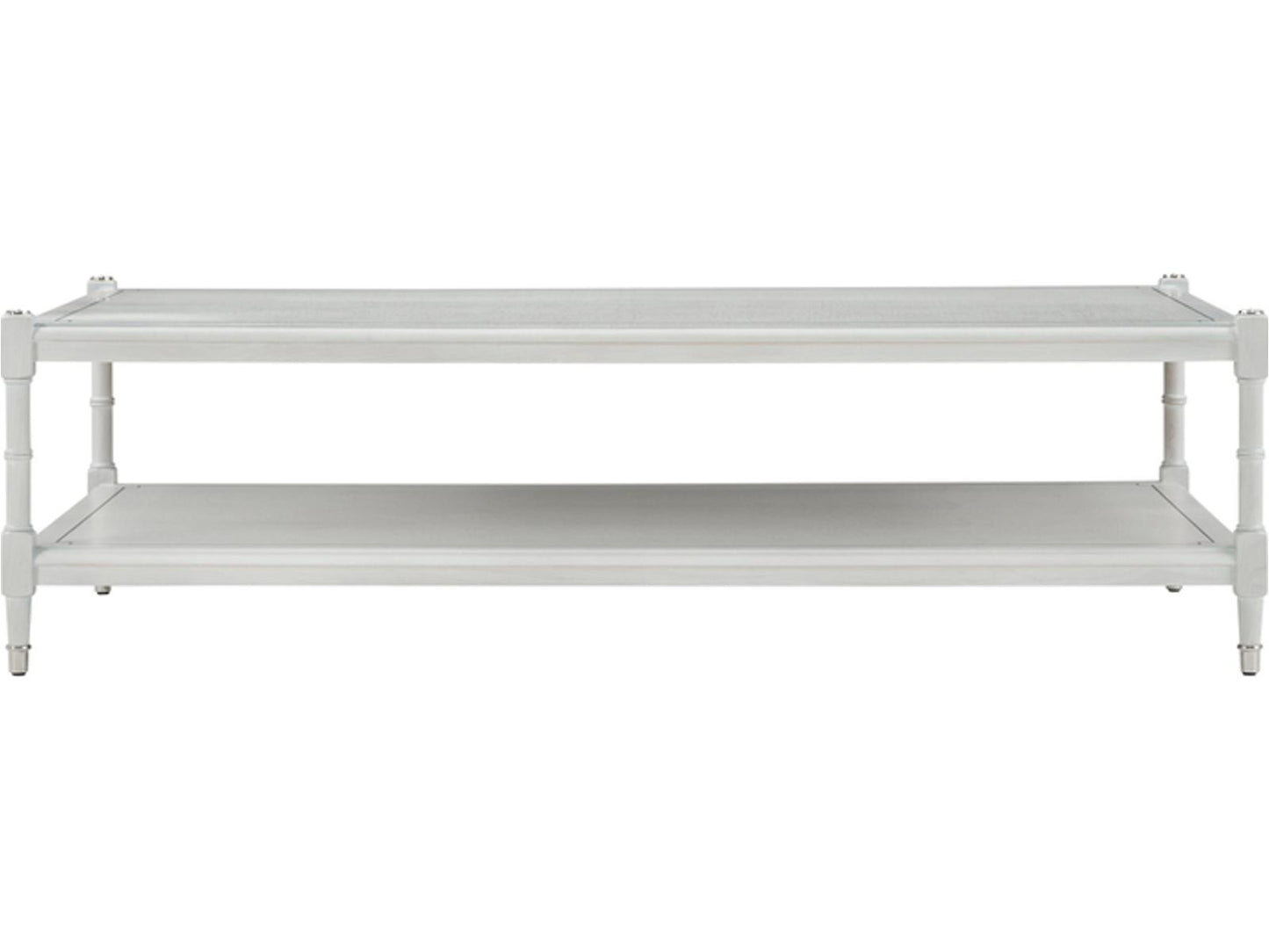 Spencer London Chelsea Rectangular Coffee Table with Glass Top