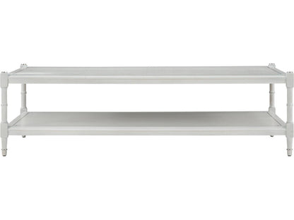Spencer London Chelsea Rectangular Coffee Table with Glass Top
