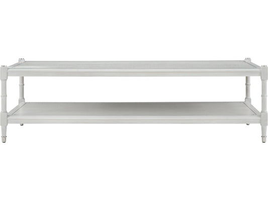 Spencer London Chelsea Rectangular Coffee Table with Glass Top