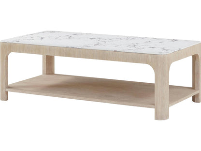 Horizon Rectangular Quartz Coffee Table in Day Finish