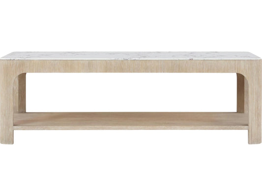 Horizon Rectangular Quartz Coffee Table in Day Finish