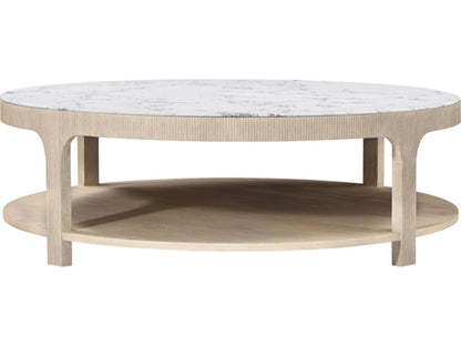 Horizon Round Quartz Coffee Table in Day Finish