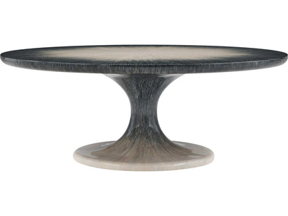 Panos Round Cocktail Table with Hand-Painted Ombre Finish