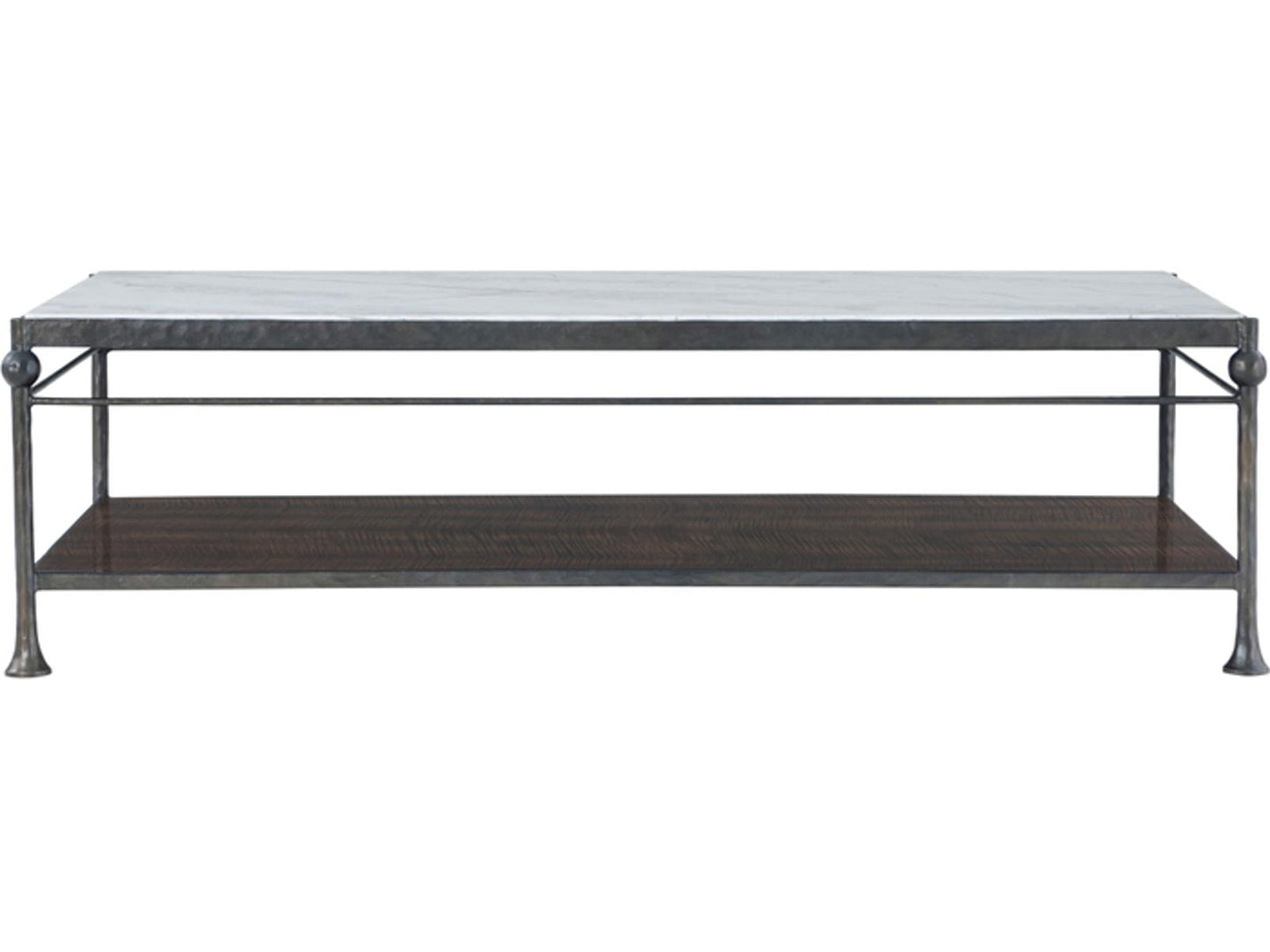Spencer London Rectangular Metal Coffee Table in Fulham Finish