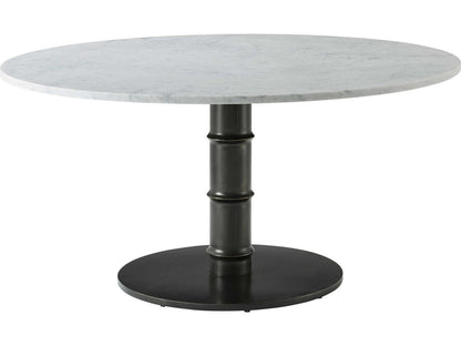 Kesden 60-Inch Round Dining Table Romulus Finish