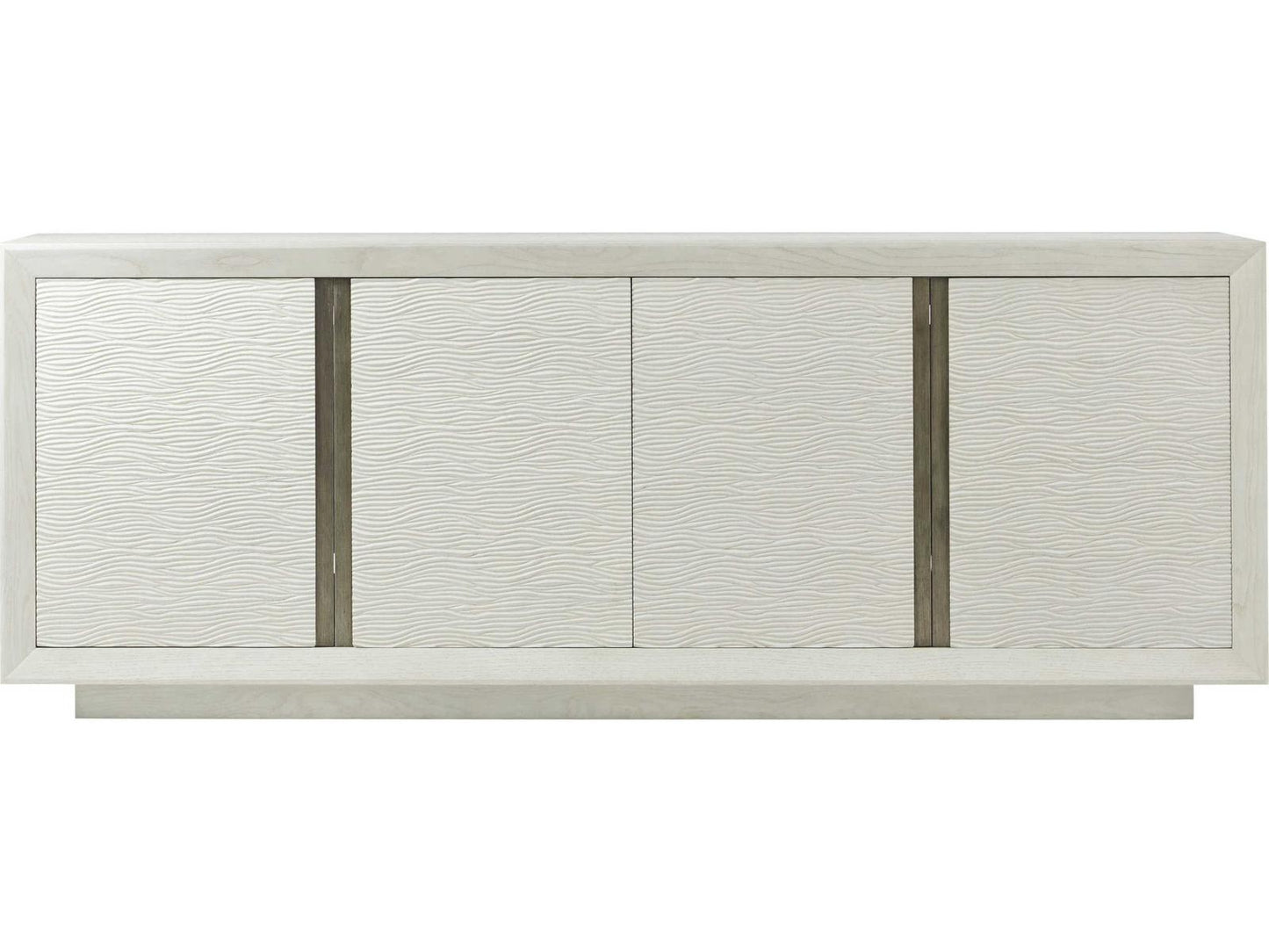 Essence 90-Inch Solid Wood Media Console in Opal Finish