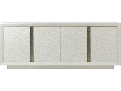 Essence 90-Inch Solid Wood Media Console in Opal Finish