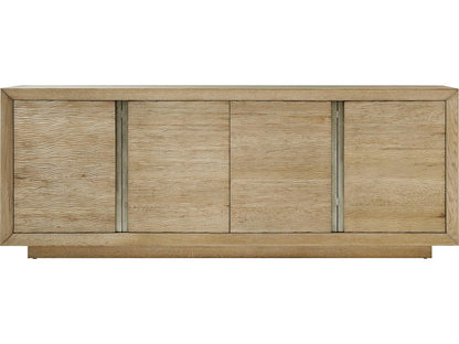 Essence 90-Inch 4-Door Media Cabinet in Blonde