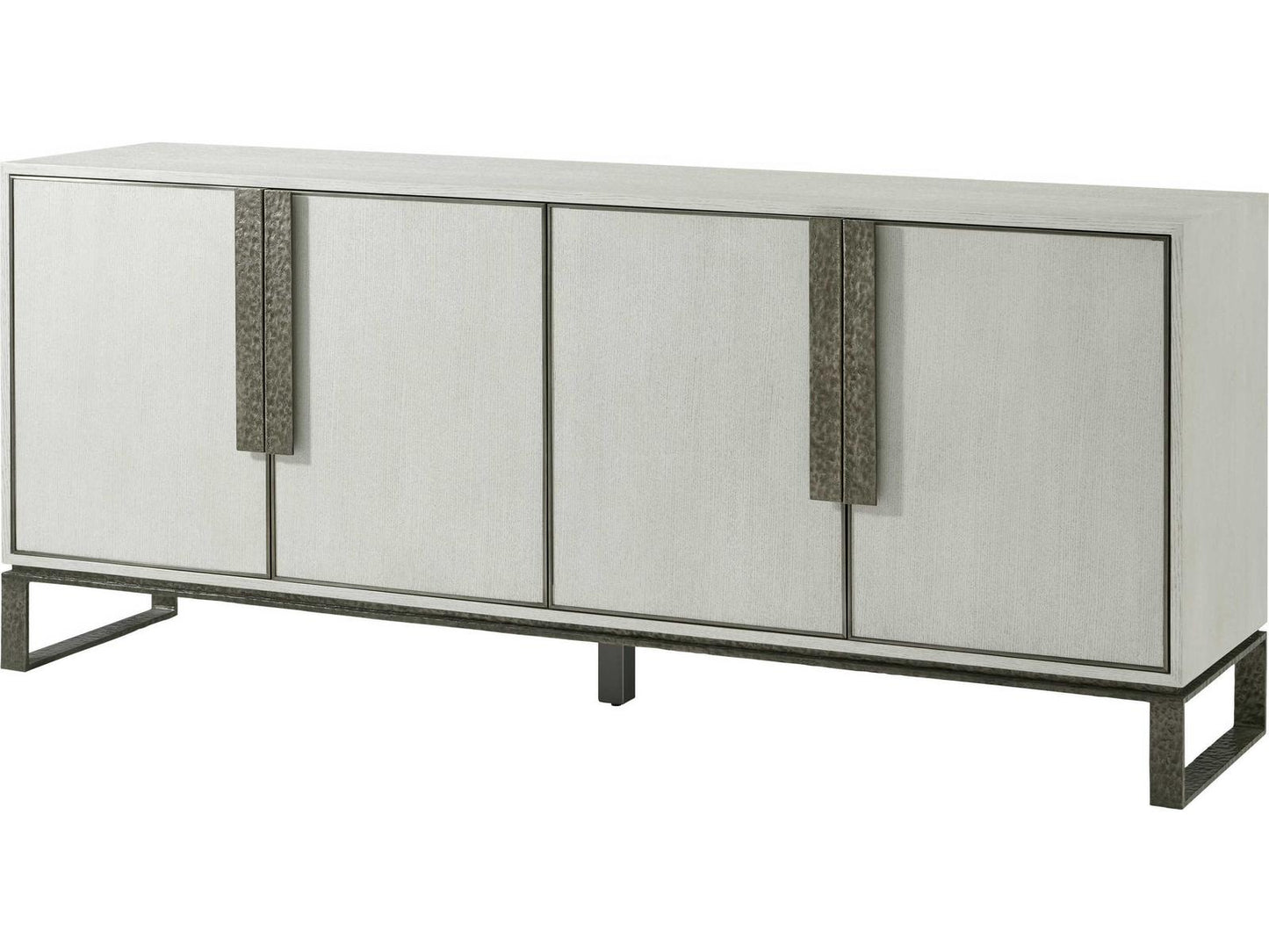 Essence Media Cabinet in Opal Finish
