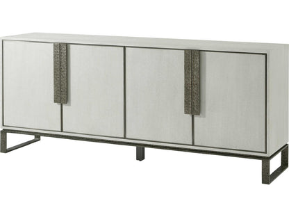 Essence Media Cabinet in Opal Finish
