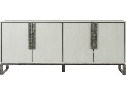 Essence Media Cabinet in Opal Finish