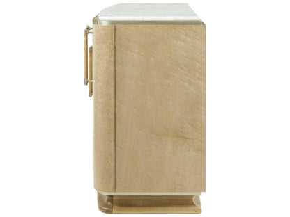 Origins Buffet II in Sesame Finish with Marble Top