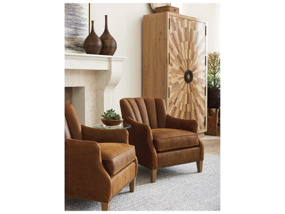 Los Altos Pavillion Wardrobe Armoire in Natural Oak