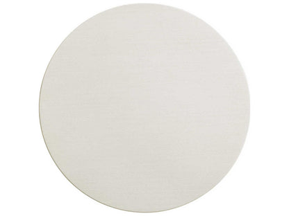 Ocean Breeze Marco Round Center Table in Shell White Wood