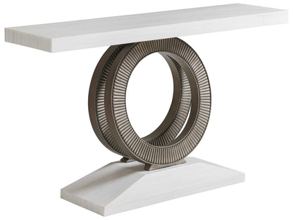 Ocean Breeze Wayfarer Rectangle Console Table with Marble Top