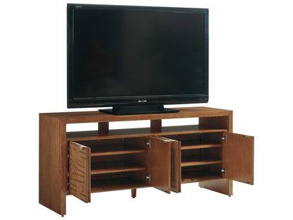 Palm Desert Manning Media Console Sundrenched Sierra Tan Finish