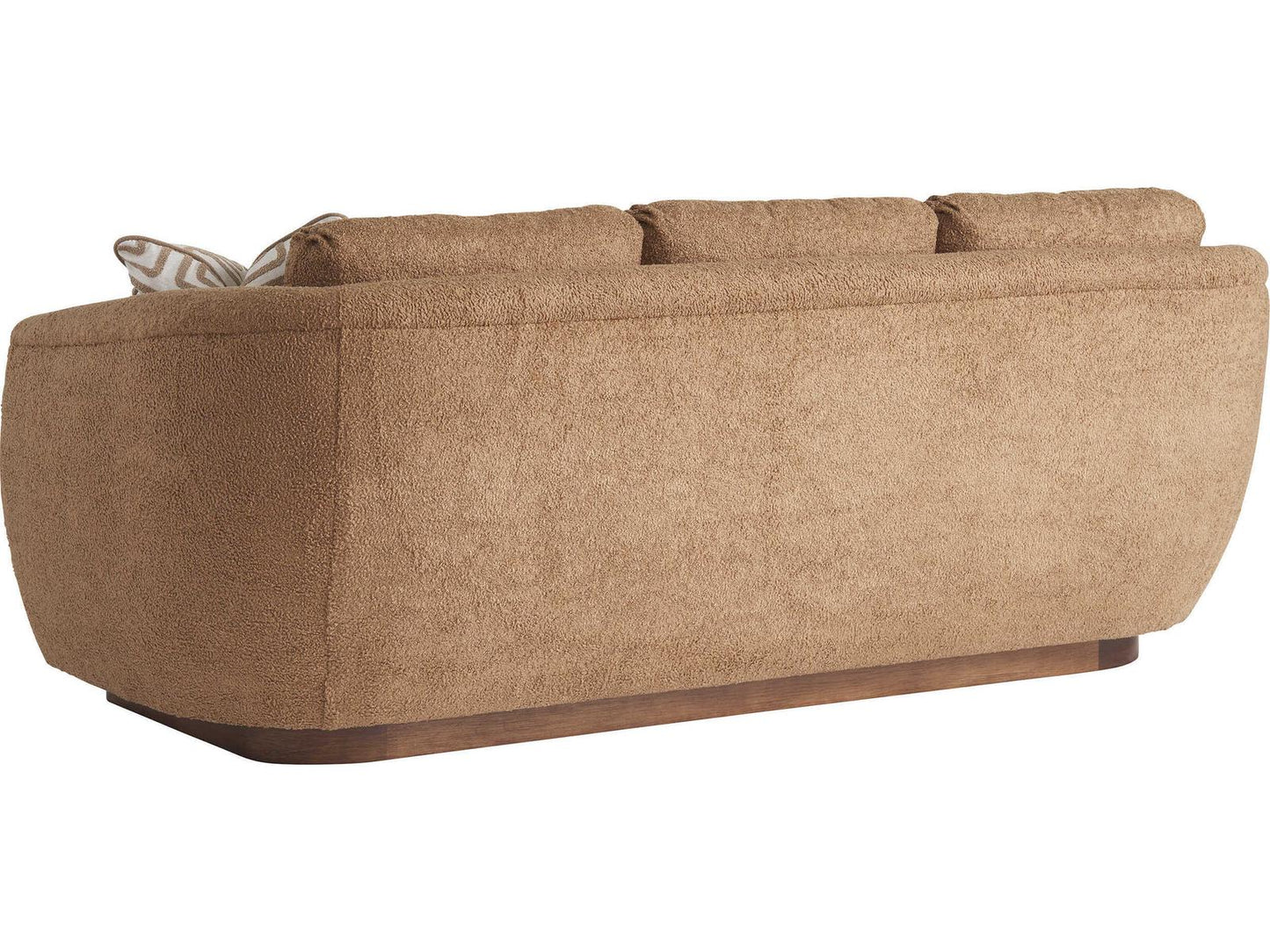 Sunset Key Gossner 3-Seat Fabric Sofa with Throw Pillows
