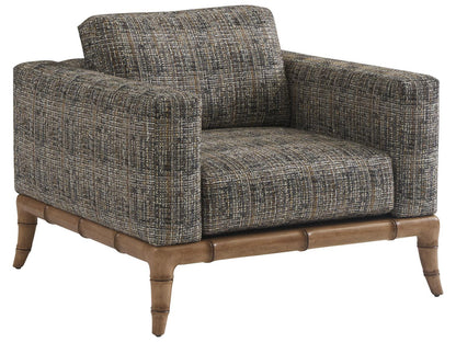 Key Biscayne Star Island Upholstered Accent Chair with Nailhead Trim