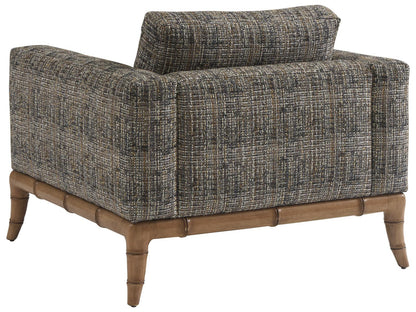 Key Biscayne Star Island Upholstered Accent Chair with Nailhead Trim