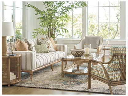 Key Biscayne Star Island 2-Cushion Sofa with Track Arms