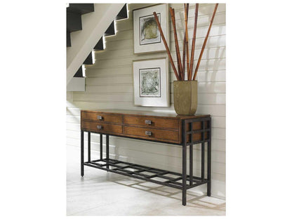 Home Saipan Sideboard Island Fusion Dark Walnut