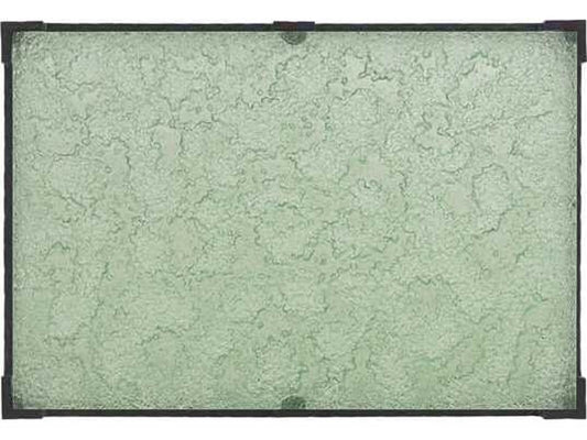 Island Fusion Hermes Reef Rectangle Coffee Table in Black and Glass