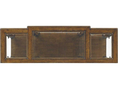Bali Hai Oyster Reef Sideboard with Raffia Drawer Fronts in Caribbean Sunset