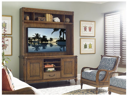 Bali Hai Pelican Cay Media Console in Brown