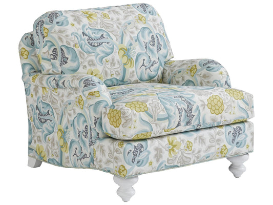 Ocean Breeze Blue Accent Chair