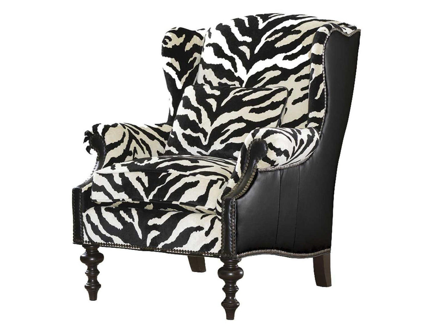 Kingstown Wells Leather Wing Chair