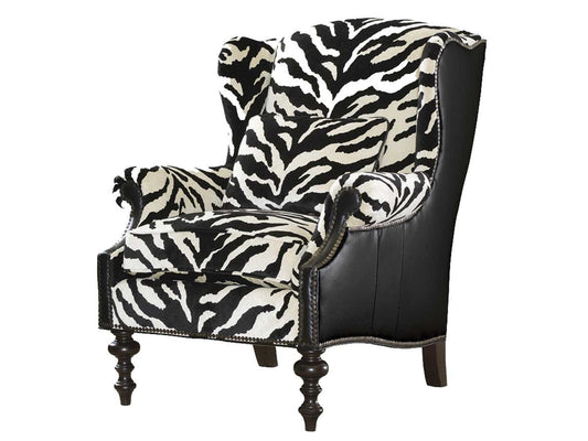 Kingstown Wells Leather Wing Chair