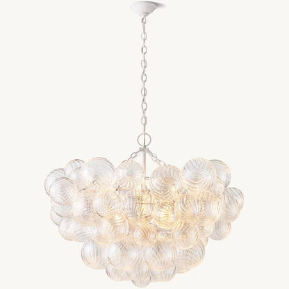 Talia Round Glasor Globe Chandelier 33"