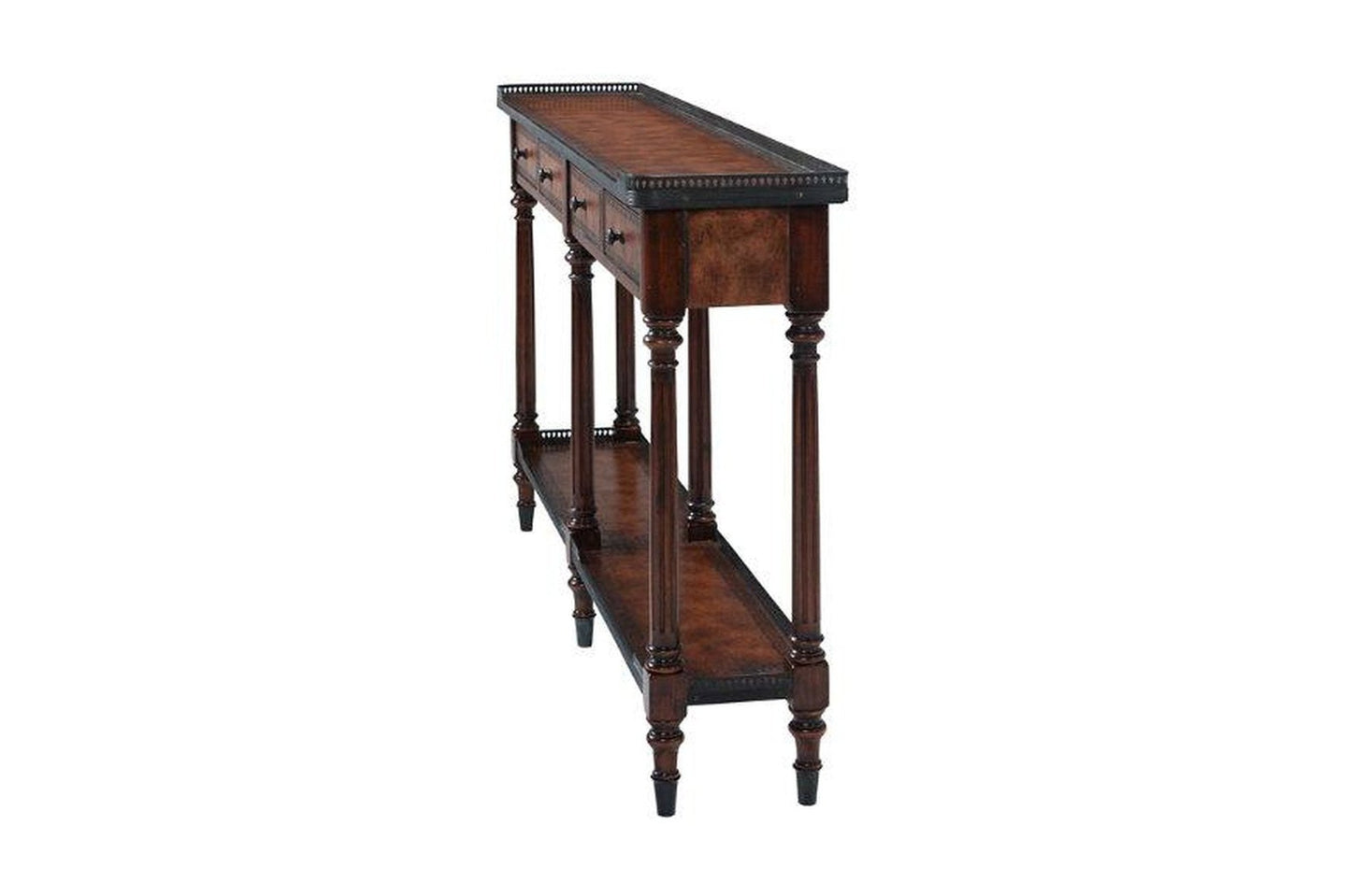 Theodore Alexander The Louis XVI Leather Console Table