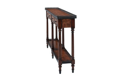 Theodore Alexander The Louis XVI Leather Console Table