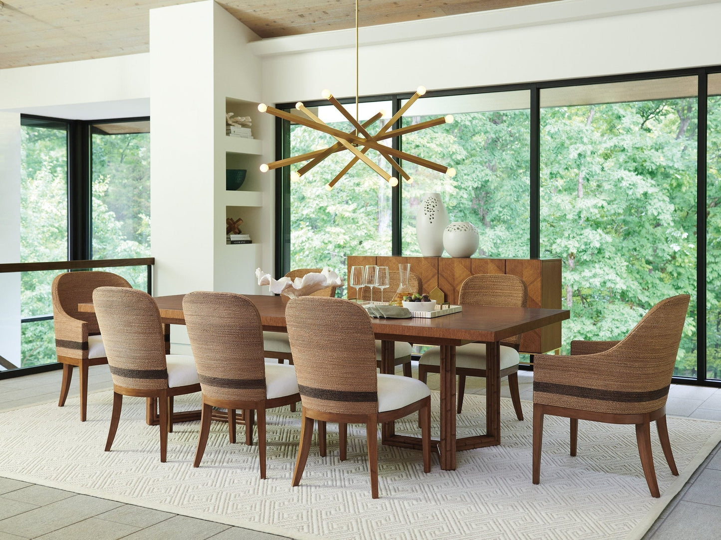 Tommy Bahama Home Palm Desert San Marino Double Pedestal Dining Table