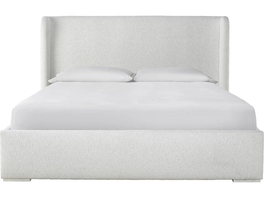 Restore Bed White Upholstered King Panel