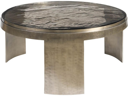 Modern Round Glass Coffee Table