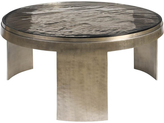 Modern Round Glass Coffee Table