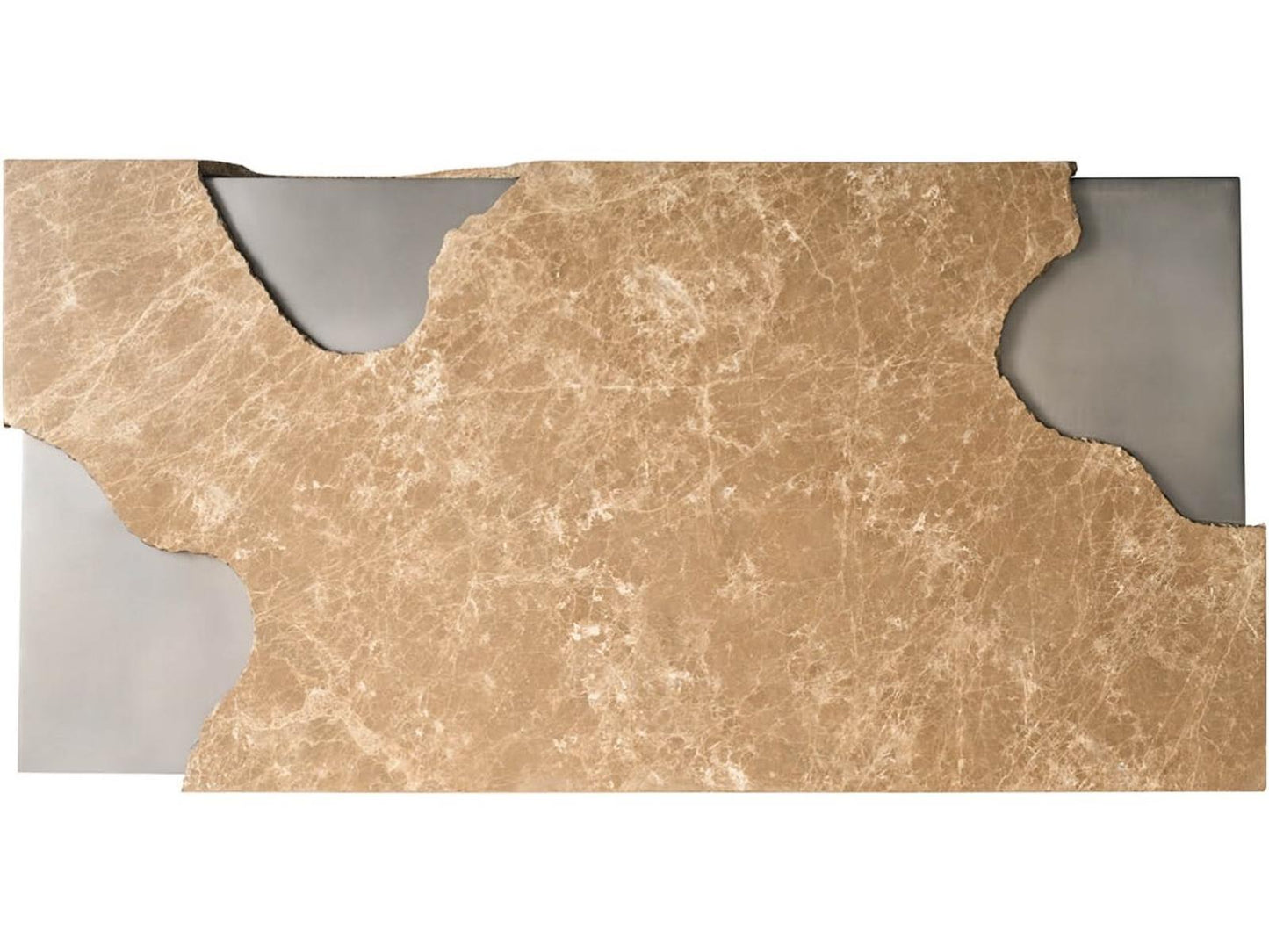 Modern Rectangular Stone Coffee Table