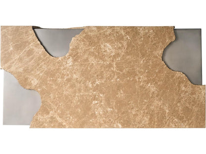 Modern Rectangular Stone Coffee Table